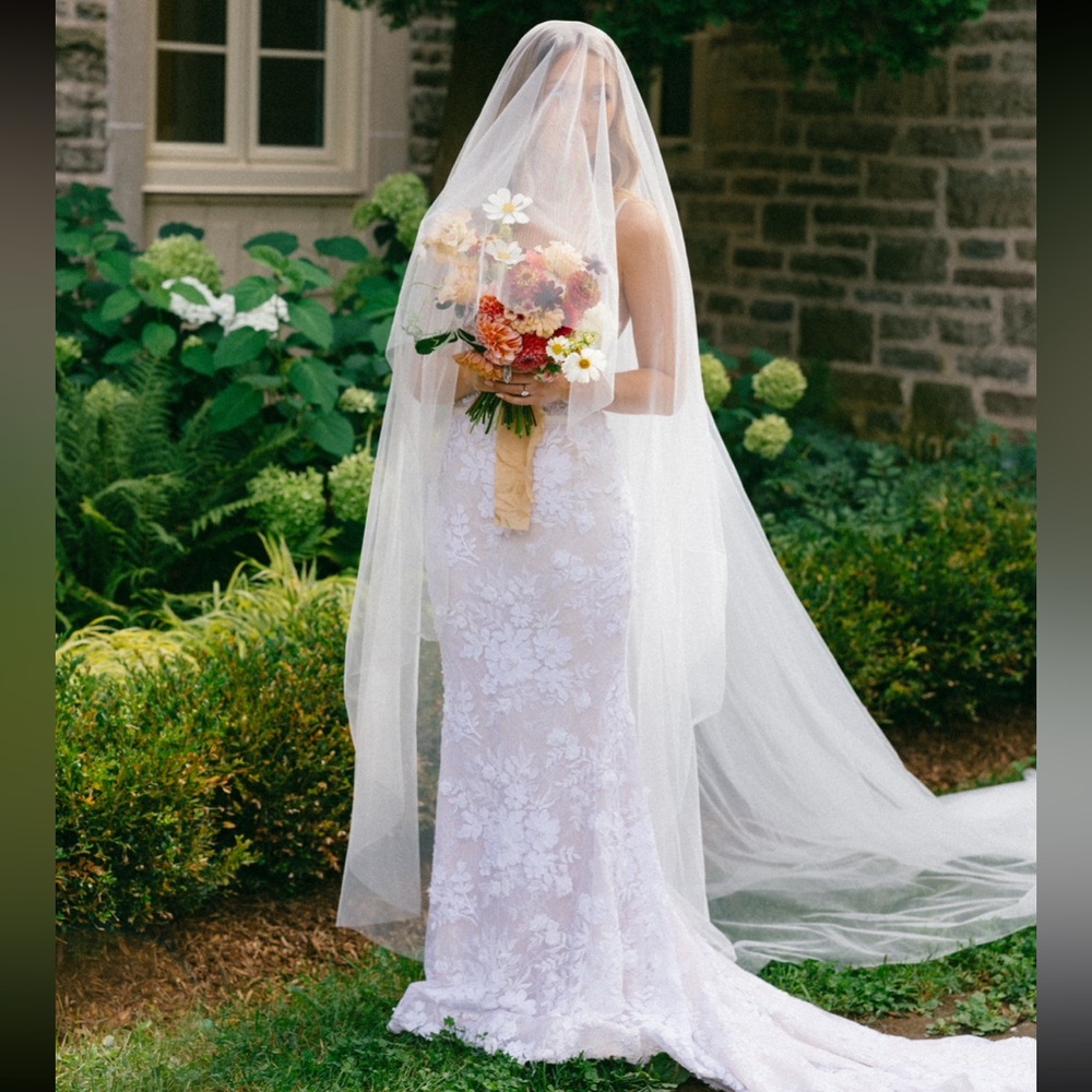 Wedding Cathedral Blusher Veil